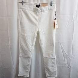 NYDJ Women's Optic White Pull-On Skinny Jeans Jeggings Size 10
