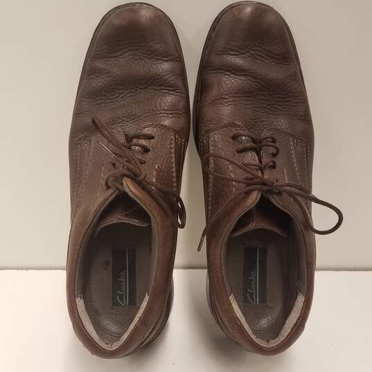 Clarks Tan Leather Dress Shoes US 10.5 image number 5