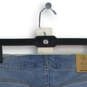 Womens Blue Denim High Rise 5-Pocket Design Cuffed Hem Mom Shorts Size 11 image number 4