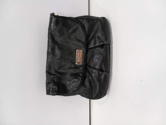 Marc Jacobs Black Leather Purse w/ Maroon Lining image number 1