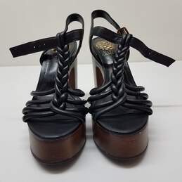 Vince Camuto Women's Black Rohnlee Strappy Platform Heels Size 6 alternative image