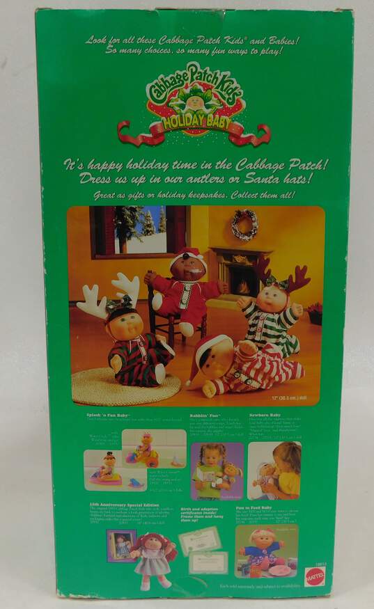 VTG 1998 Mattel Cabbage Patch Kids Holiday Baby Reindeer Antlers Special Edition Doll NIB image number 3