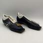 Alpina Mens Navy Blue White Leather Low Top Lace Up Ski Shoes Size 48 image number 1