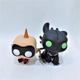Funko Pop 10in Figures Incredibles Jack Jack How To Train Your Dragon Toothless