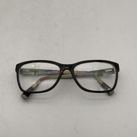 Womens HC6013 Julayne 5001 Black Brown Prescription Eye Glasses With Case image number 3