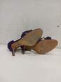 Badgley Mischka Purple Pump Style Slip-On Heels Size 6.5 image number 5