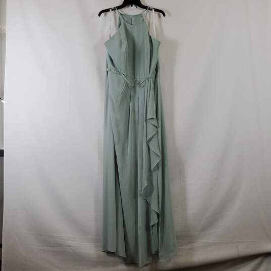 David's Bridal Women's Mint Green Dress SZ 18 NWT image number 1