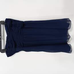 Lauren Ralph Lauren Women's Indigo Blue Strapless Mini Dress Size 12 NWT alternative image