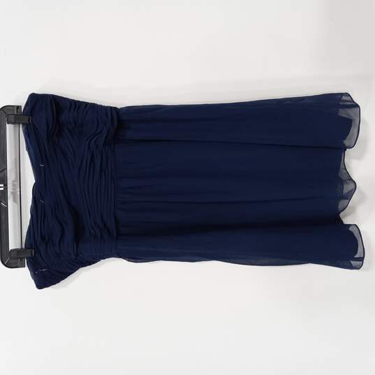 Lauren Ralph Lauren Women's Indigo Blue Strapless Mini Dress Size 12 NWT image number 2