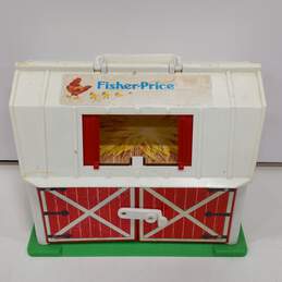 Vintage 1986 Fisher-Price Little People Play Farm Barn #2510 USA alternative image