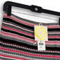 NWT Womens Pink Black Striped Elastic Waist Straight and Pencil Skirt Sz XS image number 3