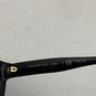 Womens Black Full-Rim Gradient Polycarbonate Lens Oversized Square Sunglasses image number 4