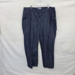 Talbots Vintage Dark Blue Cotton Classic Straight Leg Jeans WM Size 22W NWT