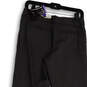 NWT Womens Gray Flat Front Stretch Pockets Straight Leg Dress Pants Size 6 image number 4
