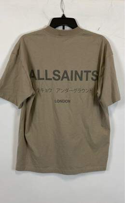 AllSaints Mens Brown Cotton Crew Neck Short Sleeve Pullover T-Shirt Size M alternative image