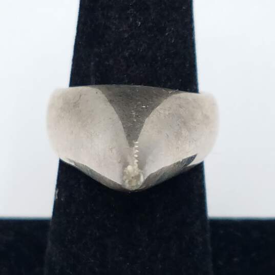 Sterling Silver Modernist Cone Sz 7 Ring 26.6g image number 2