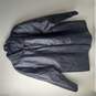 Women's Black Leather Jacket Sz 8 image number 1