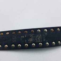 Gianni Versace Medusa Hardware Belt Sz. XS 30 Black/Silver alternative image