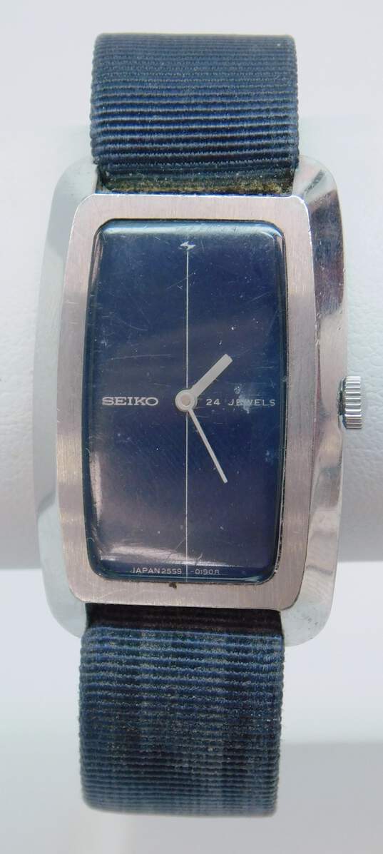 Buy the Vintage Seiko 24 Jewels 010576 2559-7010 Stainless Steel Watch |  GoodwillFinds