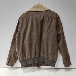 Outback Men's Brown Full Zip Cotton Blend Bush Pilot Jacket Size L alternative image