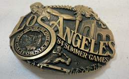 Los Angeles Summer Games 1984 Brass Belt Buckle