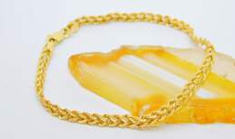 14K Yellow Gold Double Rope Chain Bracelet 4.4g alternative image