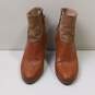 Women's Brown Ankle Boots Size 10 image number 1