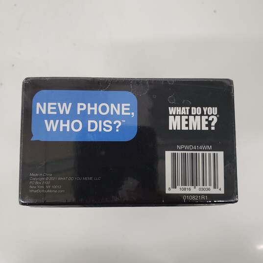 SEALED New Phone Who's This? Party Card Game Meme image number 3