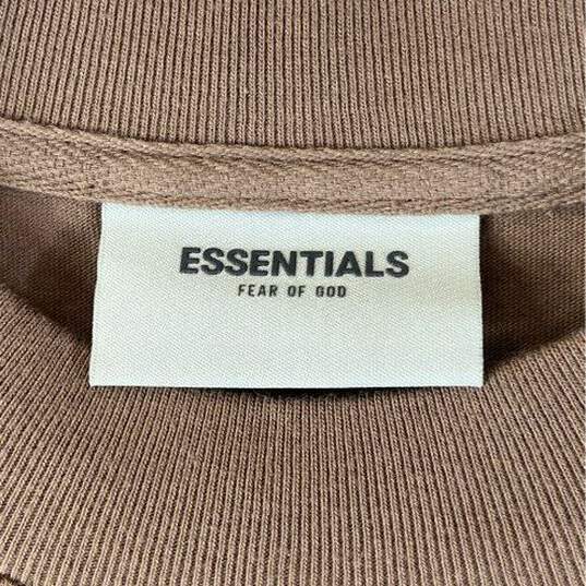 Essentials Fear of God Brown Long Sleeve - Size SM image number 3