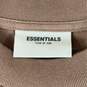 Essentials Fear of God Brown Long Sleeve - Size SM image number 3
