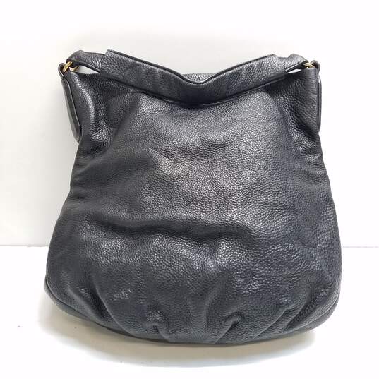 Marc By Marc Jacobs Black Leather Hobo Tote Bag image number 2