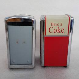 Vintage 1992 Have A Coke Coca Cola Metal Napkin Dispenser Lot