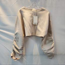 COS Wool Blend Open-Back Bolero Crop Sweater Top NWT Women's Size XS