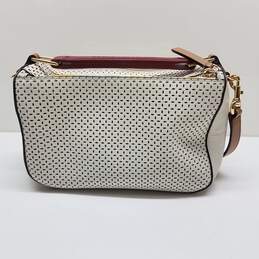 Marc Jacobs Authenticated The Soft Box Off-White Perforated Leather Crossbody alternative image