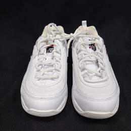 Fila Women's Disarray White Athletic Shoes Sneakers Size 7.5