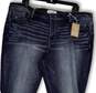 NWT Womens Blue Payton Denim Medium Wash Mid Rise Skinny Jeans Size 38R image number 3