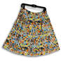Womens Multicolor City Printed Knee Length Pull-On A-Line Skirt Size 8 image number 2
