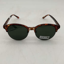 Womens JJ 6009 26 Brown Tortoise UV Protection Half Rim Round Sunglasses alternative image