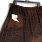 NWT Womens Multicolor Abstact Elastic Waist Pull On Long Maxi Skirt Size XL image number 3