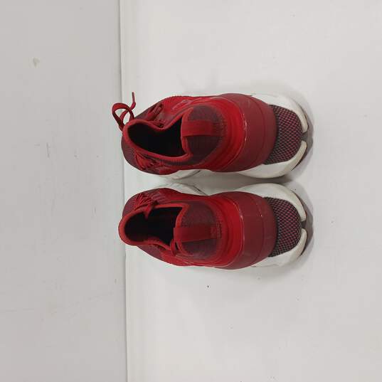 Men's Red Sneakers Size 12 image number 3