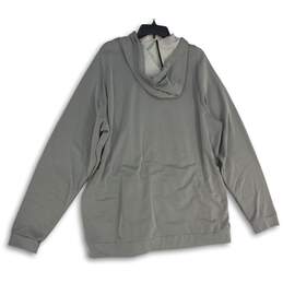 NWT Nike Mens Gray Long Sleeve Drawstring Hooded Full-Zip Jacket Size XXL alternative image