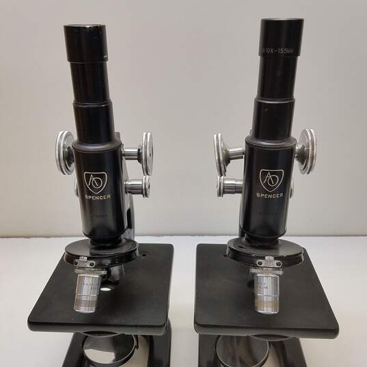 American Optical Spencer Microscope Lot of 2 image number 10