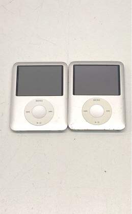 Apple iPod Nano (A1236) Silver 4GB (Lot of 2)