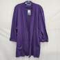 Karen Scott WM's Plus Size Cotton Cozy Purple Cardigan Cassis Size 3X image number 1