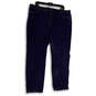 Womens Blue Denim Medium Wash Stretch Pocket Straight Leg Jeans Size 18W image number 1