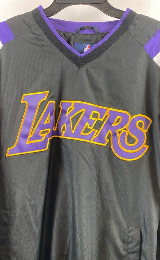 G-III Apparel Group Womens Black Los Angeles Lakers Athleticwear Jersey Size L16 image number 3