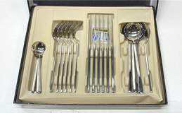 MICHSAF 18/ 10 Stainless Steel Israel Flatware 24 Pc Cutlery Set