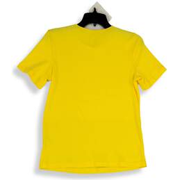 Womens Yellow Short Sleeve Layer Your Look Pullover T-Shirt Size Small alternative image