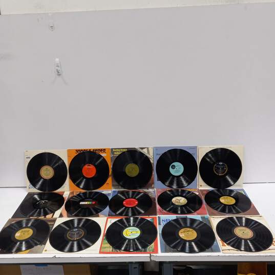 Lot of 15 Assorted Vinyl Record Albums image number 3