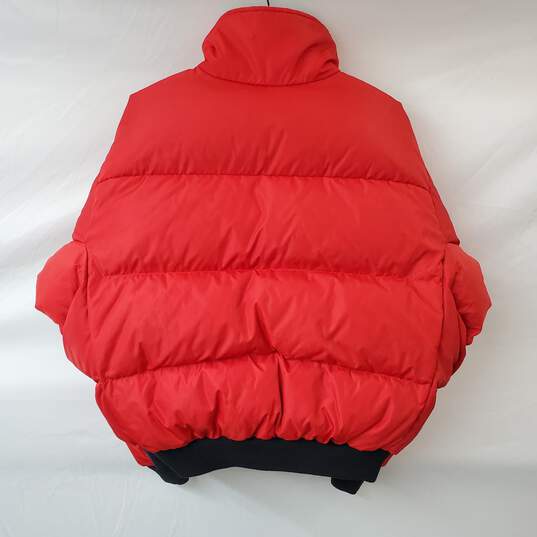 Columbia Vintage Reversible Men's Puffer Jacket in Red/Blue Size M image number 2